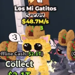 Los Mi Gatitos 48.7M s Taco, :3 #BP3 (Секретный персонаж) — Roblox, лот №235995