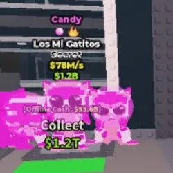 Los Mi Gatitos 78M S Entrega inmediata (Секретный персонаж) — Roblox, лот №236008