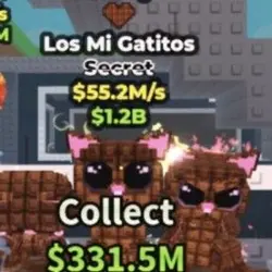 Los Mi Gatitos Candy 55.2M s (Секретный персонаж) — Roblox, лот №236010