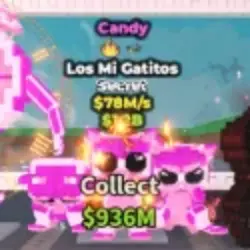 Los Mi Gatitos CANDY 78M s With Fire + Bombardillo Trait (С… — Roblox, лот №236011