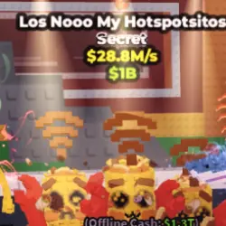 LOS NOO MY HOTSPOTSITOS #ORO (Секретный персонаж) — Roblox, лот №236066