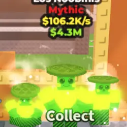Los Noobinis - 106.2K s - Radioactive (Мифический персонаж) — Roblox, лот №236087