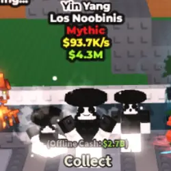 Los Noobinis - Yin Yang - $93.7K s (Мифический персонаж) — Roblox, лот №236074
