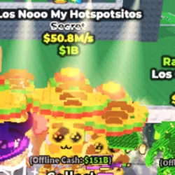 Los Nooo My Hotspotsitos - Gold $50.8M S (Секретный персона… — Roblox, лот №236130
