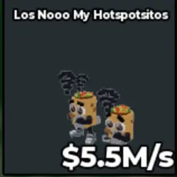 Los Nooo My Hotspotsitos 5.5 M s - Quick (Секретный персона… — Roblox, лот №236147