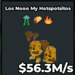 Los Nooo My Hotspotsitos 56.3M s Secret (Секретный персонаж) — Roblox, лот №236156