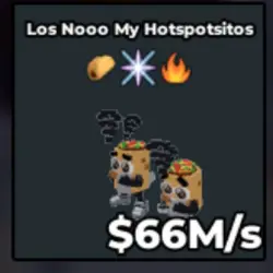 Los Nooo My Hotspotsitos 66M s Secret (Секретный персонаж) — Roblox, лот №236159