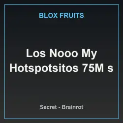 Los Nooo My Hotspotsitos 75M s (Секретный персонаж) — Roblox, лот №236162