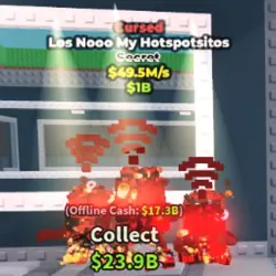 Los Nooo My Hotspotsitos Cursed 49.5m s (G1) (Секретный пер… — Roblox, лот №236173
