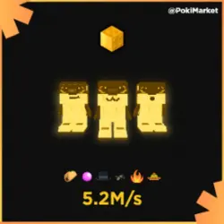 Los Orcalitos - Gold - 5.2M s (Brainrot God персонаж) — Roblox, лот №236197