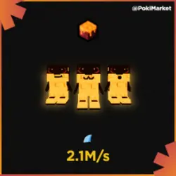 Los Orcalitos - Lava - 2.1M s (Brainrot God персонаж) — Roblox, лот №236198