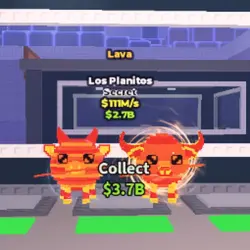 LOS Planitos 111 M s Lava ! Secret PE (Секретный персонаж) — Roblox, лот №236235