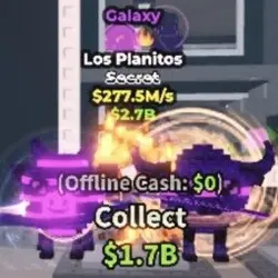Los Planitos Galaxy 277.5M s (Секретный персонаж) — Roblox, лот №236233
