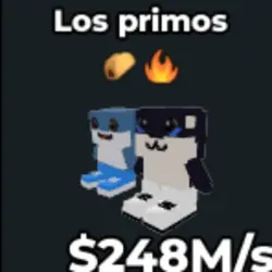 Los Primos 248M s Secret Gold V109 (Секретный персонаж) — Roblox, лот №236253