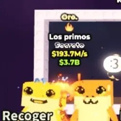 Los Primos Gold (Секретный персонаж) — Roblox, лот №236287