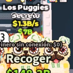 Los Puggies 1,3B s (Секретный персонаж) — Roblox, лот №236316
