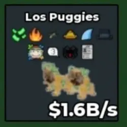 Los Puggies 1.6B s (Секретный персонаж) — Roblox, лот №236332