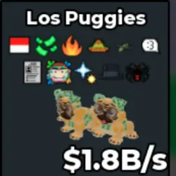 Los Puggies 1.8 B s (Секретный персонаж) — Roblox, лот №236334