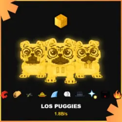Los Puggies 1.8B s Gold (Секретный персонаж) — Roblox, лот №236335