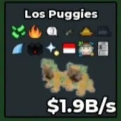 Los Puggies 1.9B s (Секретный персонаж) — Roblox, лот №236336