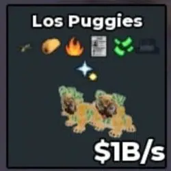 Los Puggies 1B s Rare Ahyar (Секретный персонаж) — Roblox, лот №236344