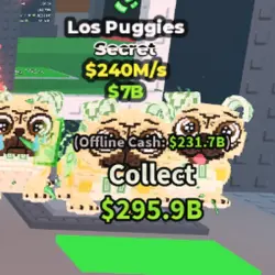Los Puggies 240.0M s (Секретный персонаж) — Roblox, лот №236346
