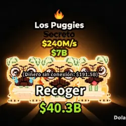 Los puggies 240M s (Секретный персонаж) — Roblox, лот №236347
