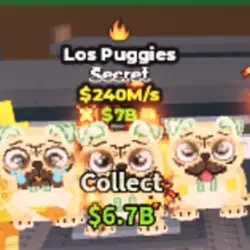 Los Puggies 240M s INVT2 MT (Секретный персонаж) — Roblox, лот №236348
