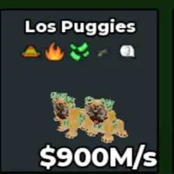 Los Puggies 2B s With 13 Traits [ Clean ] (Секретный персон… — Roblox, лот №236353