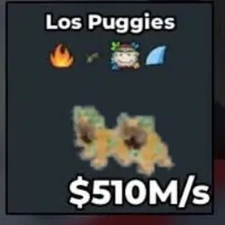 Los Puggies 510M s 4 trait (Секретный персонаж) — Roblox, лот №236376