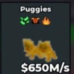 los puggies 650ms s1 (Секретный персонаж) — Roblox, лот №236385