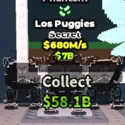 Los Puggies 680M s Phantom (Секретный персонаж) — Roblox, лот №236390
