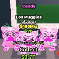 Los Puggies Candy (Секретный персонаж) — Roblox, лот №236409