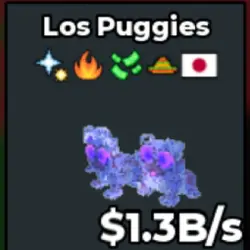 Los Puggies Crystal 1.3B s With Trait JAPAN (Секретный перс… — Roblox, лот №236415