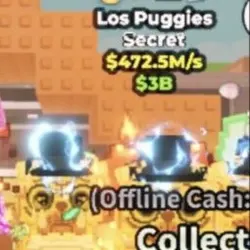 Los Puggies Gold 630M s (Секретный персонаж) — Roblox, лот №236375