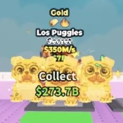 Los Puggles Secret Gold 350M s (Секретный персонаж) — Roblox, лот №236405
