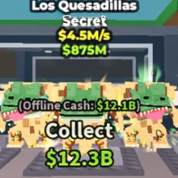 Los Quesadillas Crocodila (Секретный персонаж) — Roblox, лот №236427
