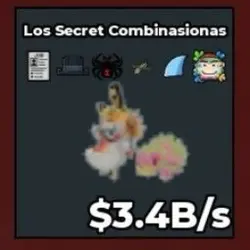 Los Secret Combinasionas 3.4B s “ None “ 6 Traits CLEAN Rar… — Roblox, лот №236439