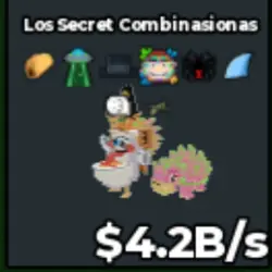 Los Secret Combinasionas 4.2B s basg (Секретный персонаж) — Roblox, лот №236444