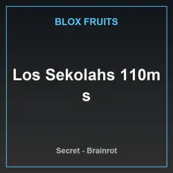 Los Sekolahs 110m s (Секретный персонаж) — Roblox, лот №236462
