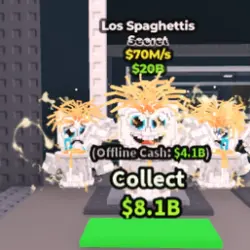 Los Spaghettis (Секретный персонаж) — Roblox, лот №236479