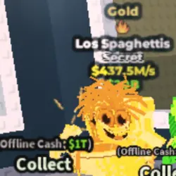 Los Spaghettis $437.5M s Gold (Секретный персонаж) — Roblox, лот №236480