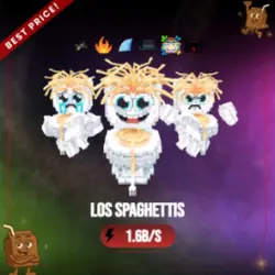 Los Spaghettis 1.6B s (Секретный персонаж) — Roblox, лот №236482