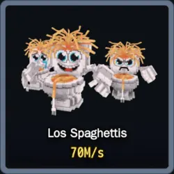Los Spaghettis 70M s (Секретный персонаж) — Roblox, лот №236494