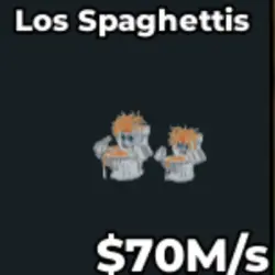 Los Spaghettis 70M s Secret V283 (Секретный персонаж) — Roblox, лот №236496