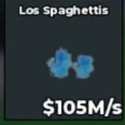 LOS SPAGHETTIS DIAMOND 105M s (Секретный персонаж) — Roblox, лот №236503