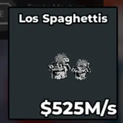 Los Spaghettis Yin - Yang 525M s (Секретный персонаж) — Roblox, лот №236516