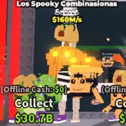 LOS Spooky Combinasionas 160 M S Flash Sale (Секретный перс… — Roblox, лот №236531