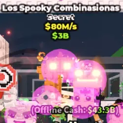 Los Spooky Combinasionas 80 M s (Секретный персонаж) — Roblox, лот №236538
