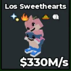 Los Sweethearts 330 M s - Quick (Секретный персонаж) — Roblox, лот №236495